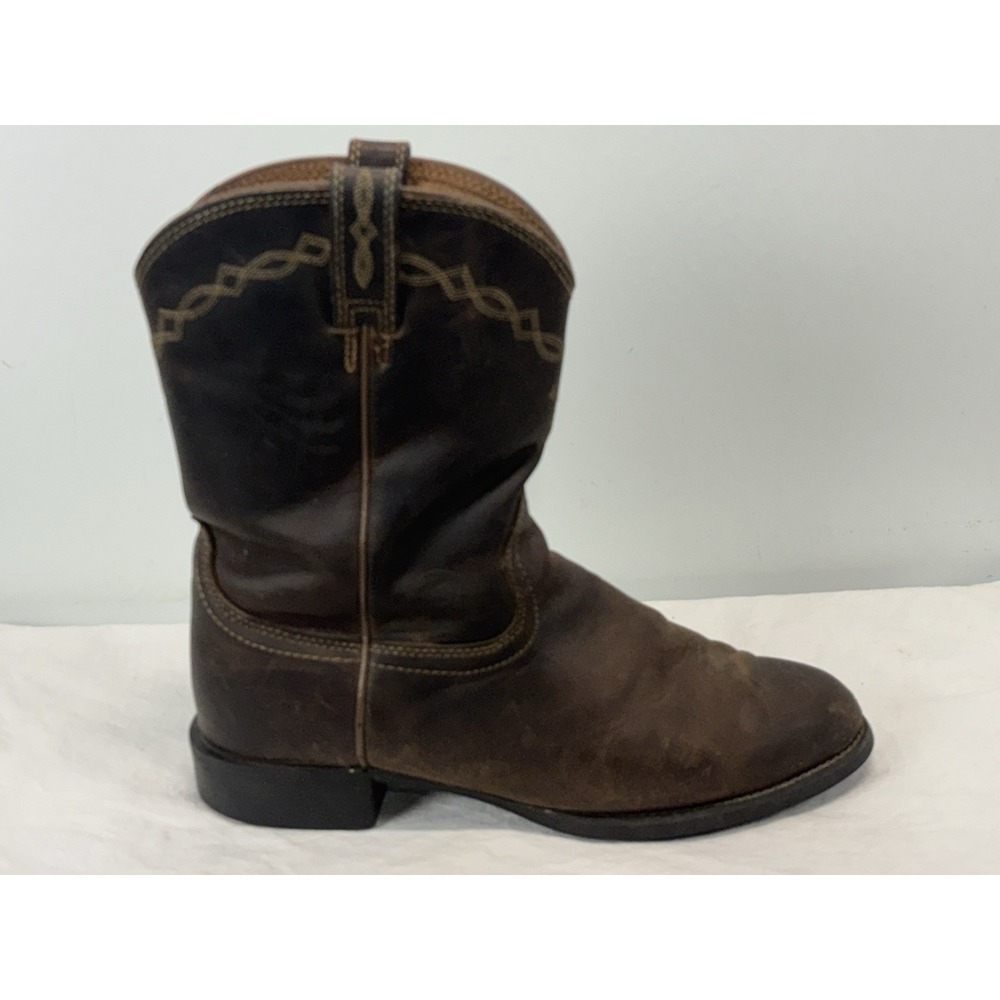 Ariat Men's Heritage Roper DistressedLeather Brown Cowboy Western Boots Sz 11 EE